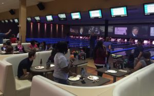 Bowling fun at Main Event!